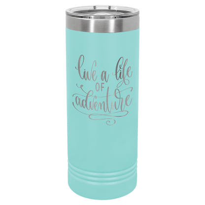 Polar Camel 22 oz. Skinny Tumbler with Slider Lid