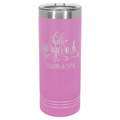 Polar Camel 22 oz. Skinny Tumbler with Slider Lid