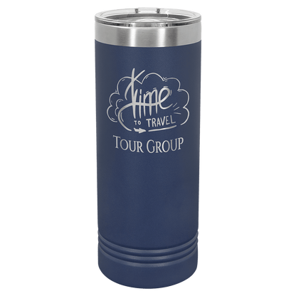Polar Camel 22 oz. Skinny Tumbler with Slider Lid