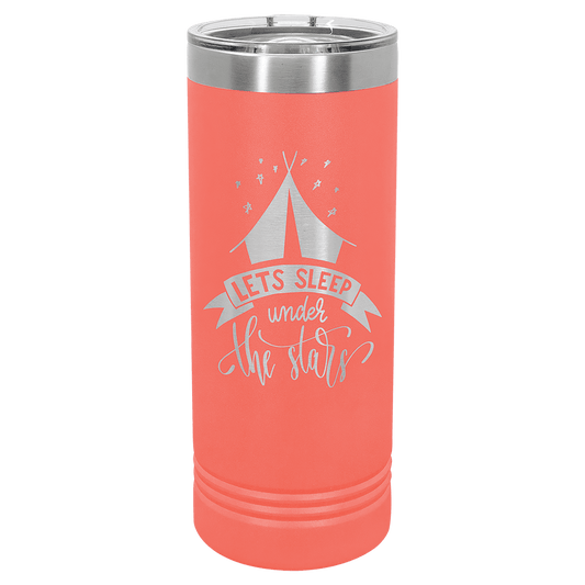Polar Camel 22 oz. Skinny Tumbler with Slider Lid