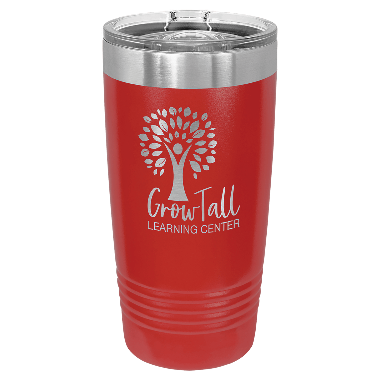 Polar Camel 20 oz. Ringneck Insulated Tumbler with Slider Lid and Silver Ring