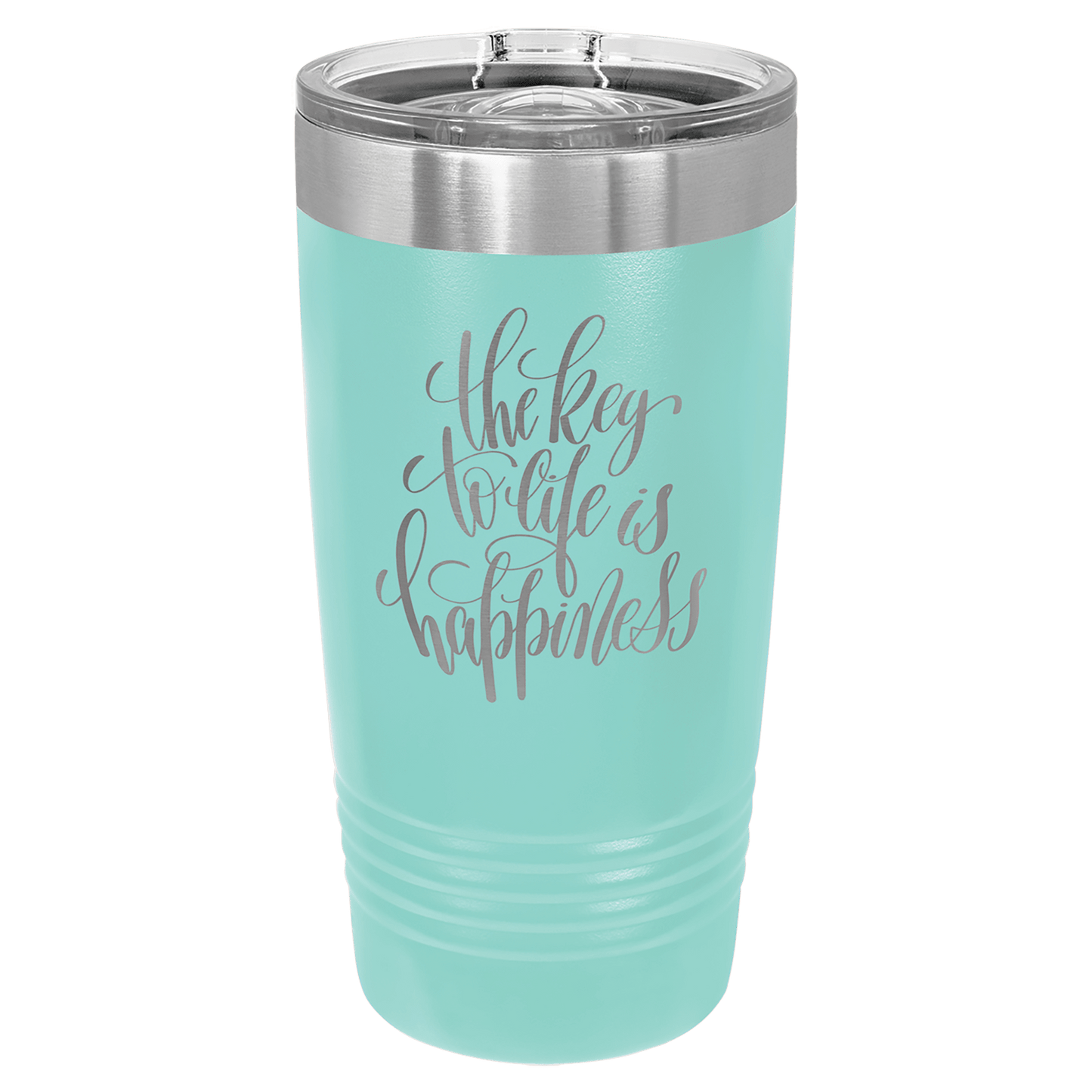 Polar Camel 20 oz. Ringneck Insulated Tumbler with Slider Lid and Silver Ring