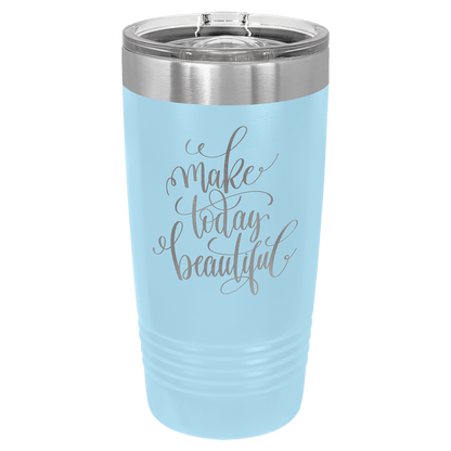 Polar Camel 20 oz. Ringneck Insulated Tumbler with Slider Lid and Silver Ring