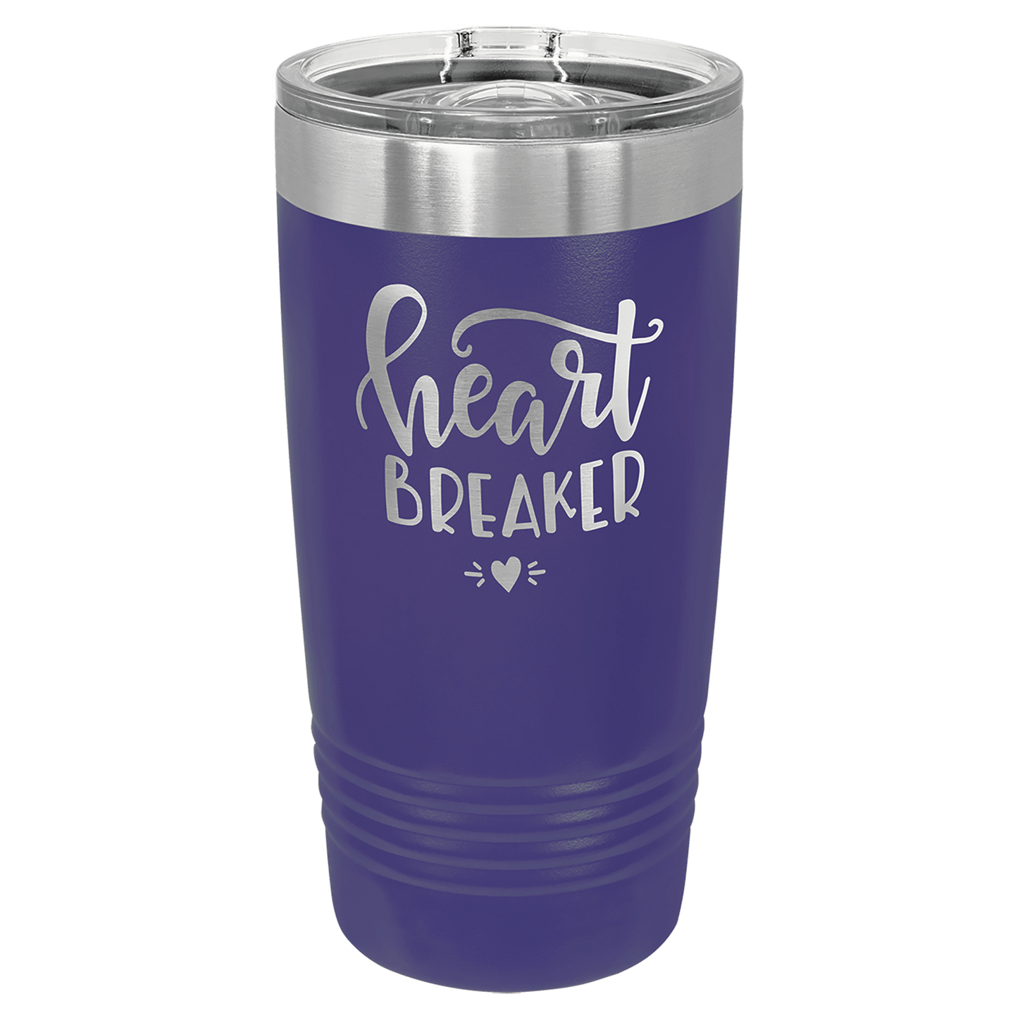 Polar Camel 20 oz. Ringneck Insulated Tumbler with Slider Lid and Silver Ring