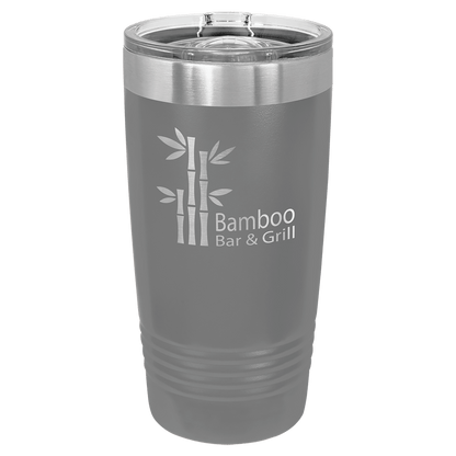 Polar Camel 20 oz. Ringneck Insulated Tumbler with Slider Lid and Silver Ring