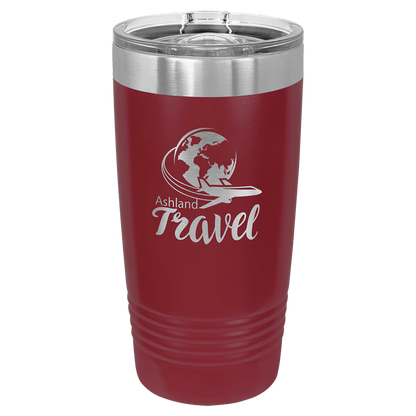 Polar Camel 20 oz. Ringneck Insulated Tumbler with Slider Lid and Silver Ring