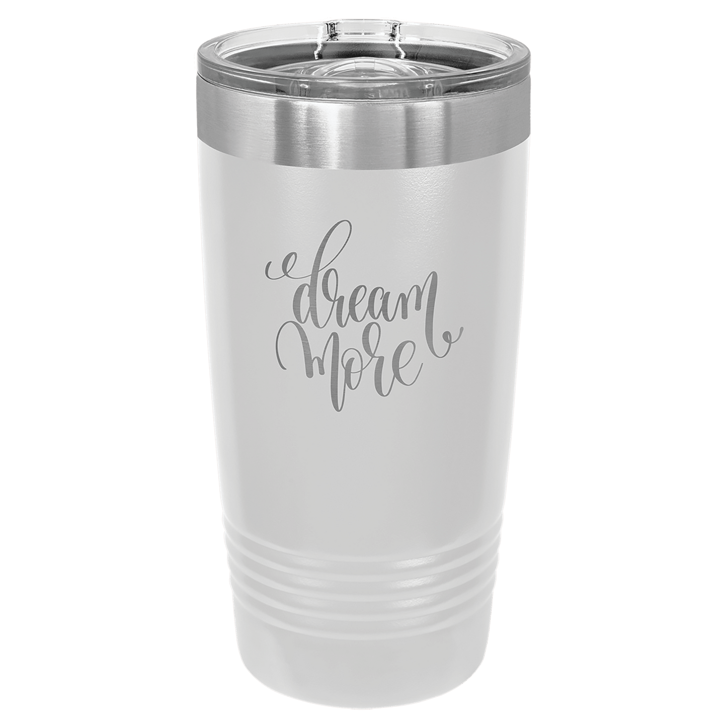 Polar Camel 20 oz. Ringneck Insulated Tumbler with Slider Lid and Silver Ring