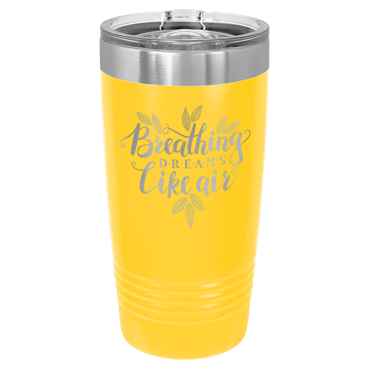 Polar Camel 20 oz. Ringneck Insulated Tumbler with Slider Lid and Silver Ring