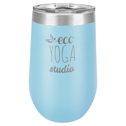 Polar Camel 16 oz. Vacuum Insulated Stemless Tumbler with Lid