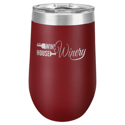 Polar Camel 16 oz. Vacuum Insulated Stemless Tumbler with Lid