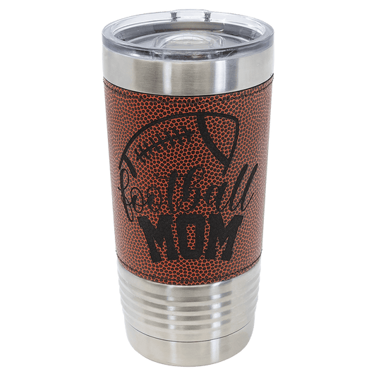 Polar Camel 20 oz. Football Sports Tumbler with Slider Lid