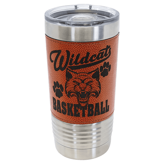 Polar Camel 20 oz. Basketball Sports Tumbler with Slider Lid