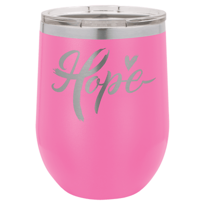 Polar Camel 12 oz. Vacuum Insulated Stemless Wine Tumbler with Lid