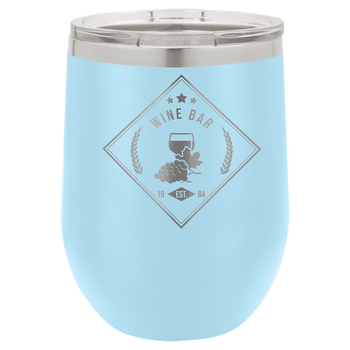 Polar Camel 12 oz. Vacuum Insulated Stemless Wine Tumbler with Lid