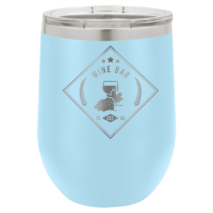 Polar Camel 12 oz. Vacuum Insulated Stemless Wine Tumbler with Lid