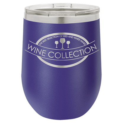 Polar Camel 12 oz. Vacuum Insulated Stemless Wine Tumbler with Lid