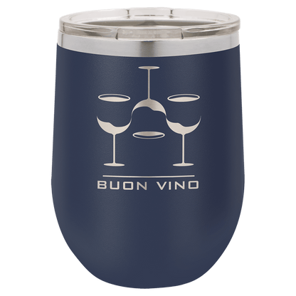 Polar Camel 12 oz. Vacuum Insulated Stemless Wine Tumbler with Lid