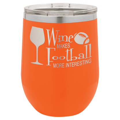 Polar Camel 12 oz. Vacuum Insulated Stemless Wine Tumbler with Lid