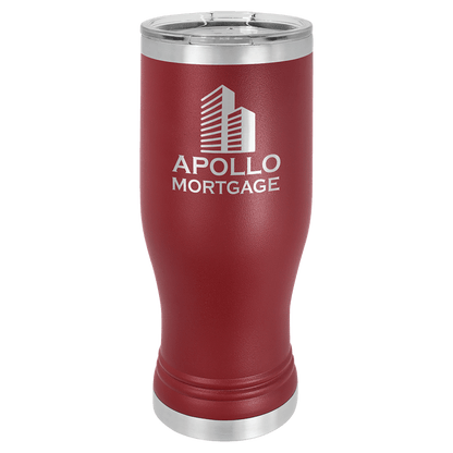 20 oz. Polar Camel Pilsner with Clear Lid