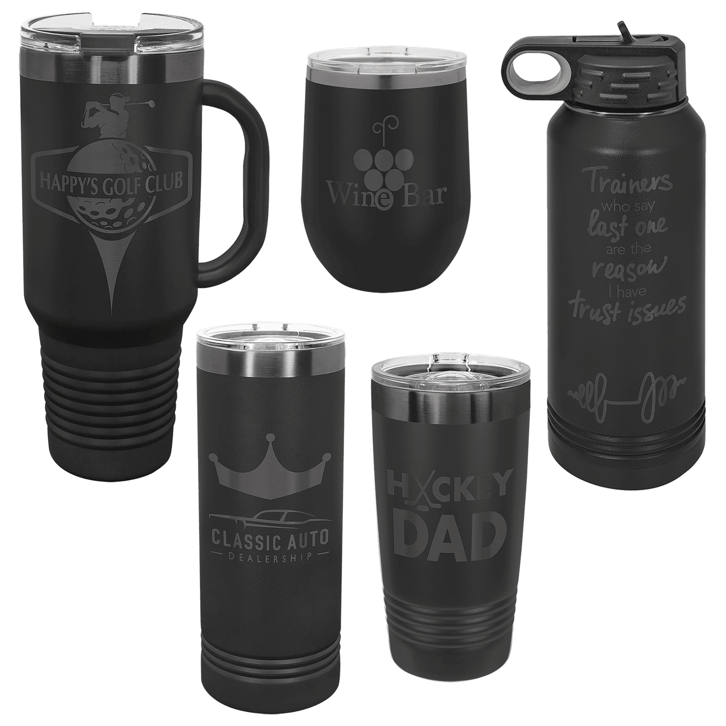 Polar Camel Black/Ghost Black Ion-Plated Sample Set