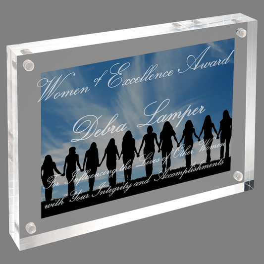 Clear Rectangle Magnetic Acrylic