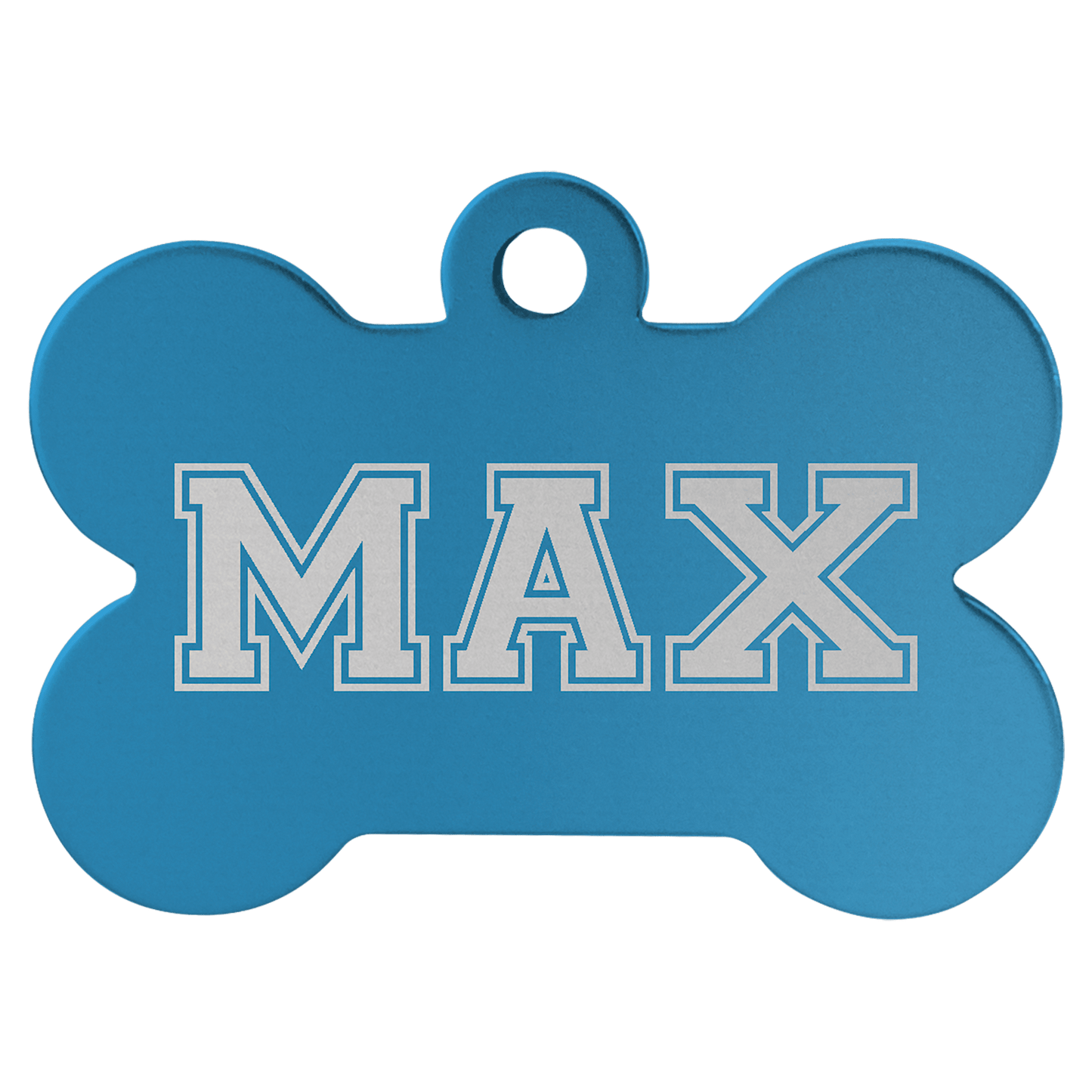 Anodized Aluminum Bone Pet Tag 1.5" x 1"