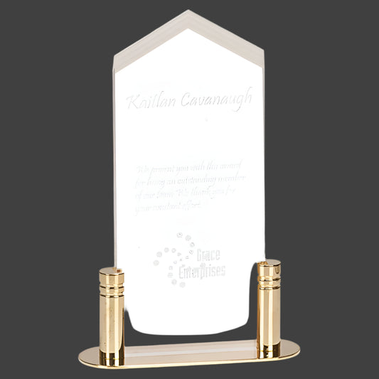 Clear Frosted Arrow Pop-In Acrylic (Base not included)