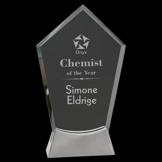 Peak Platinum Glass with Full Metal Base