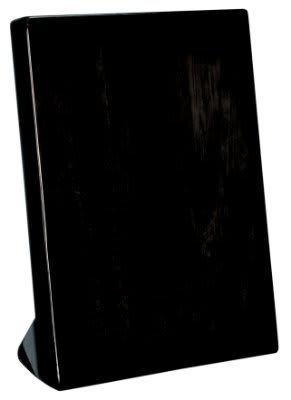 Black Piano Finish Standing Plaque
