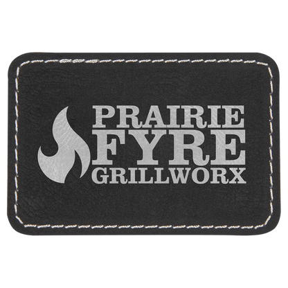 Rectangle Leatherette Patch with Adhesive 3" x 2"