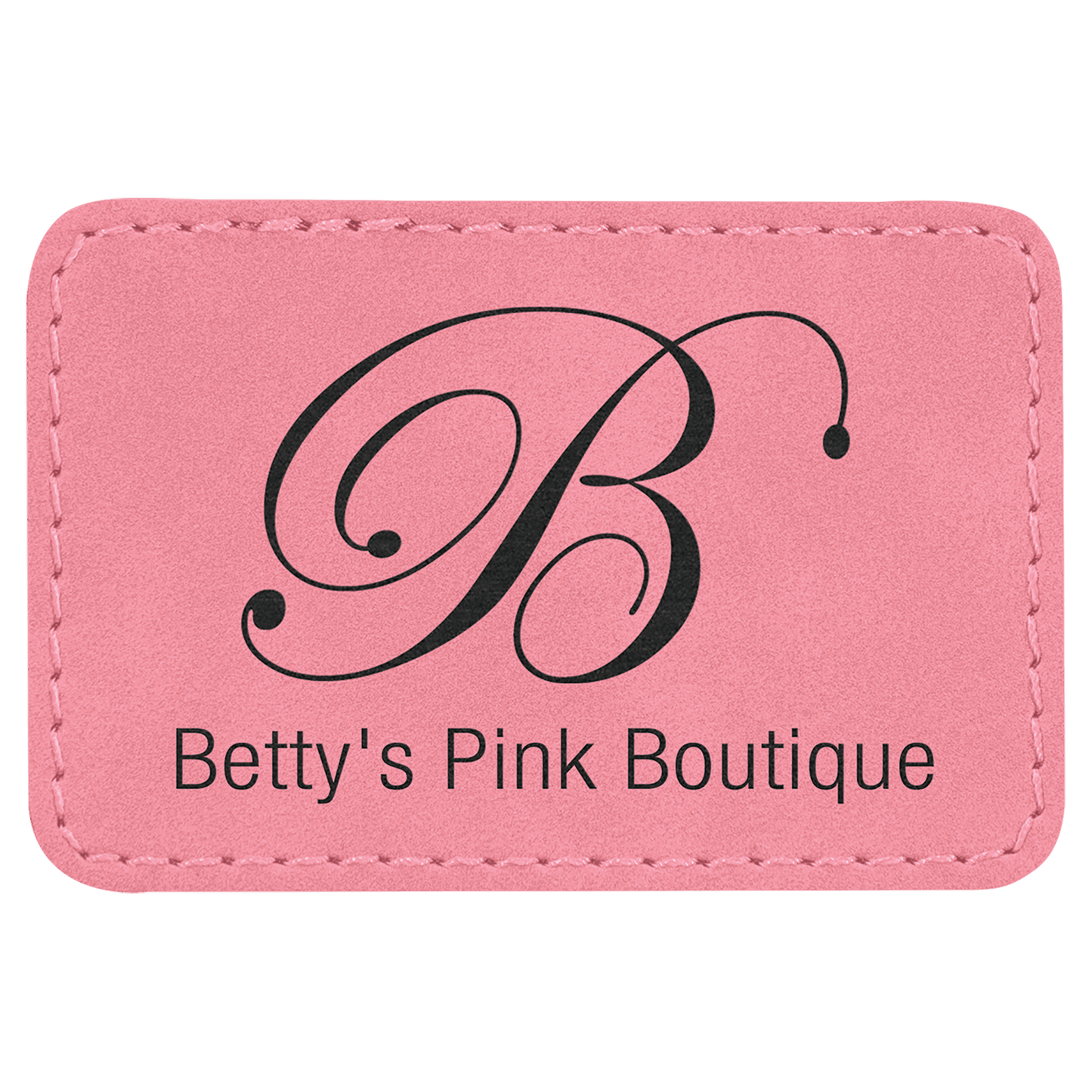 Rectangle Leatherette Patch with Adhesive 3" x 2"