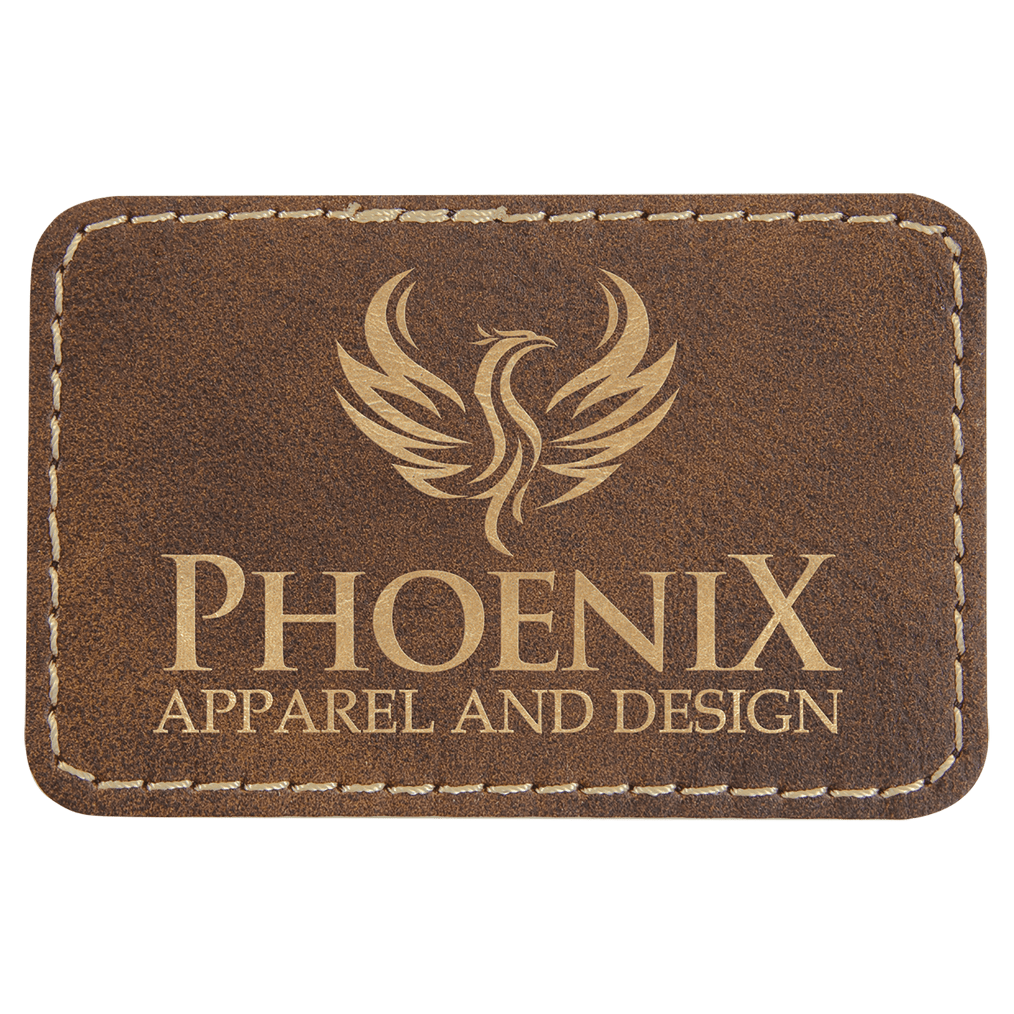 Rectangle Leatherette Patch with Adhesive 3" x 2"