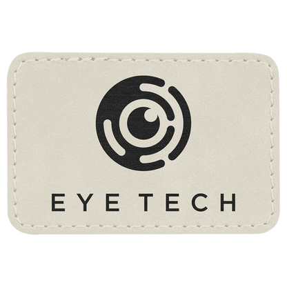 Rectangle Leatherette Patch with Adhesive 3" x 2"
