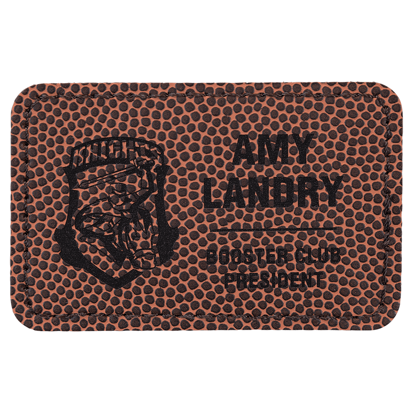 Rectangle Leatherette Patch with Adhesive 3" x 2"
