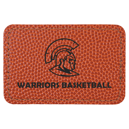 Rectangle Leatherette Patch with Adhesive 3" x 2"