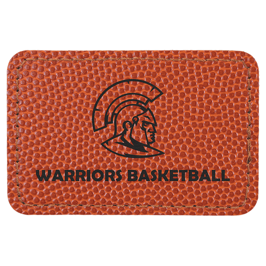 Rectangle Leatherette Patch with Adhesive 3" x 2"
