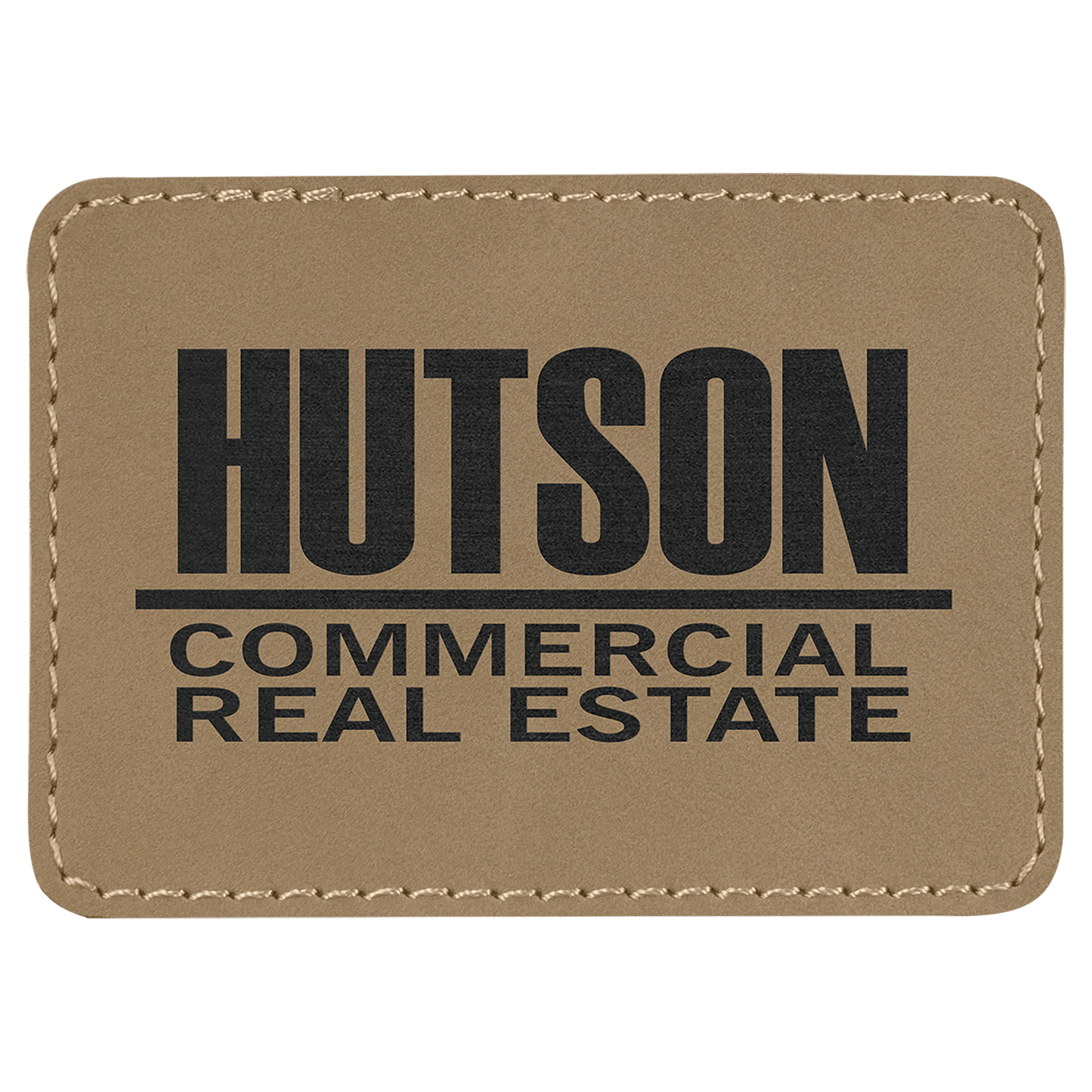 Rectangle Leatherette Patch with Adhesive 3.5" x 2.5"