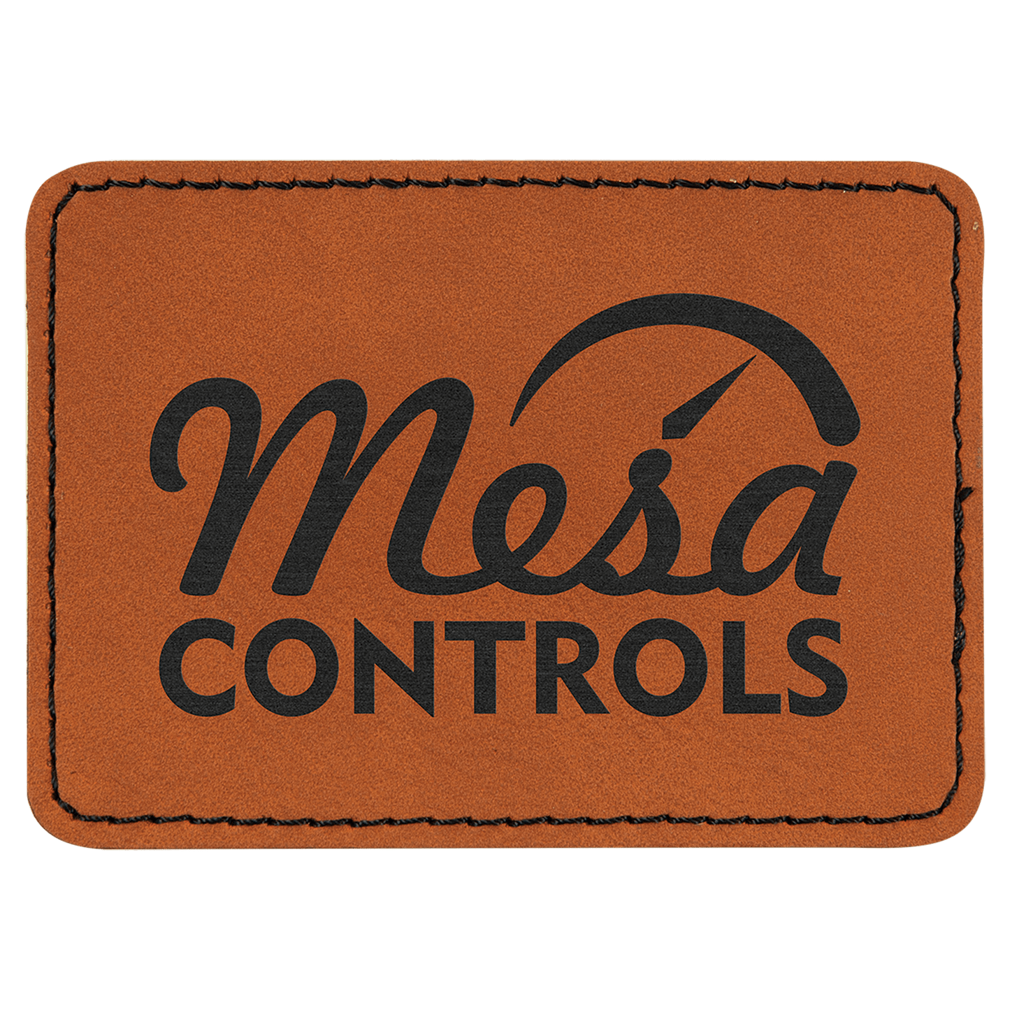 Rectangle Leatherette Patch with Adhesive 3.5" x 2.5"