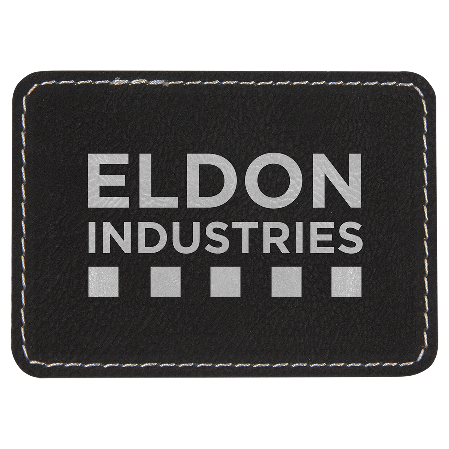 Rectangle Leatherette Patch with Adhesive 3.5" x 2.5"