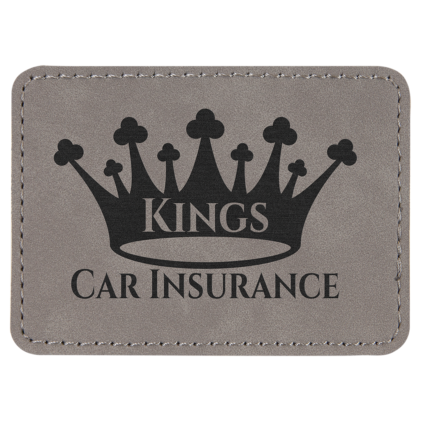Rectangle Leatherette Patch with Adhesive 3.5" x 2.5"