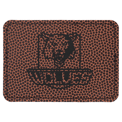 Rectangle Leatherette Patch with Adhesive 3.5" x 2.5"