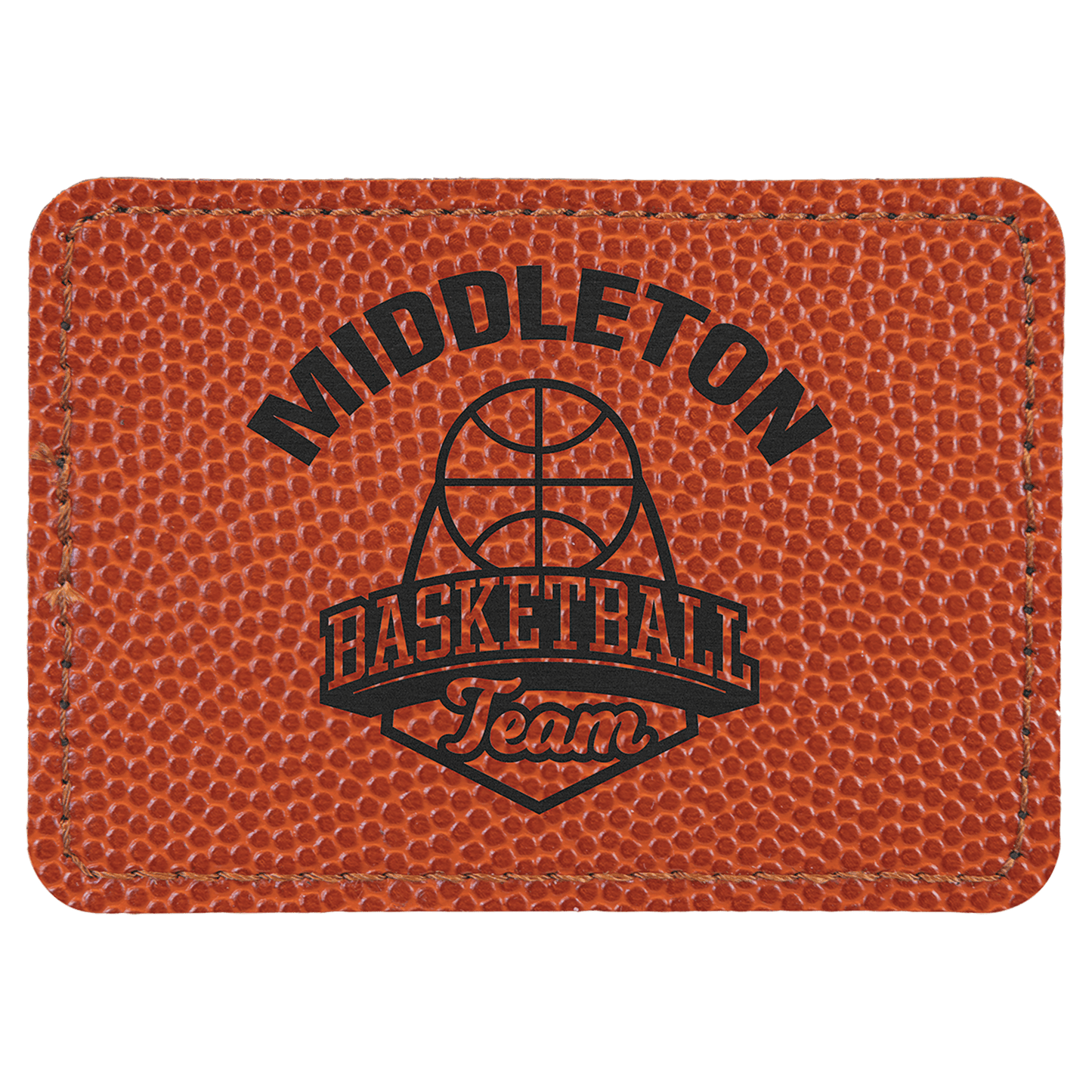 Rectangle Leatherette Patch with Adhesive 3.5" x 2.5"