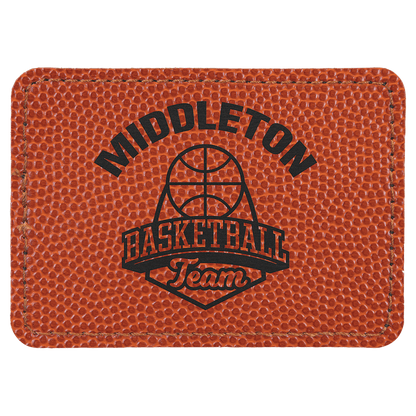 Rectangle Leatherette Patch with Adhesive 3.5" x 2.5"
