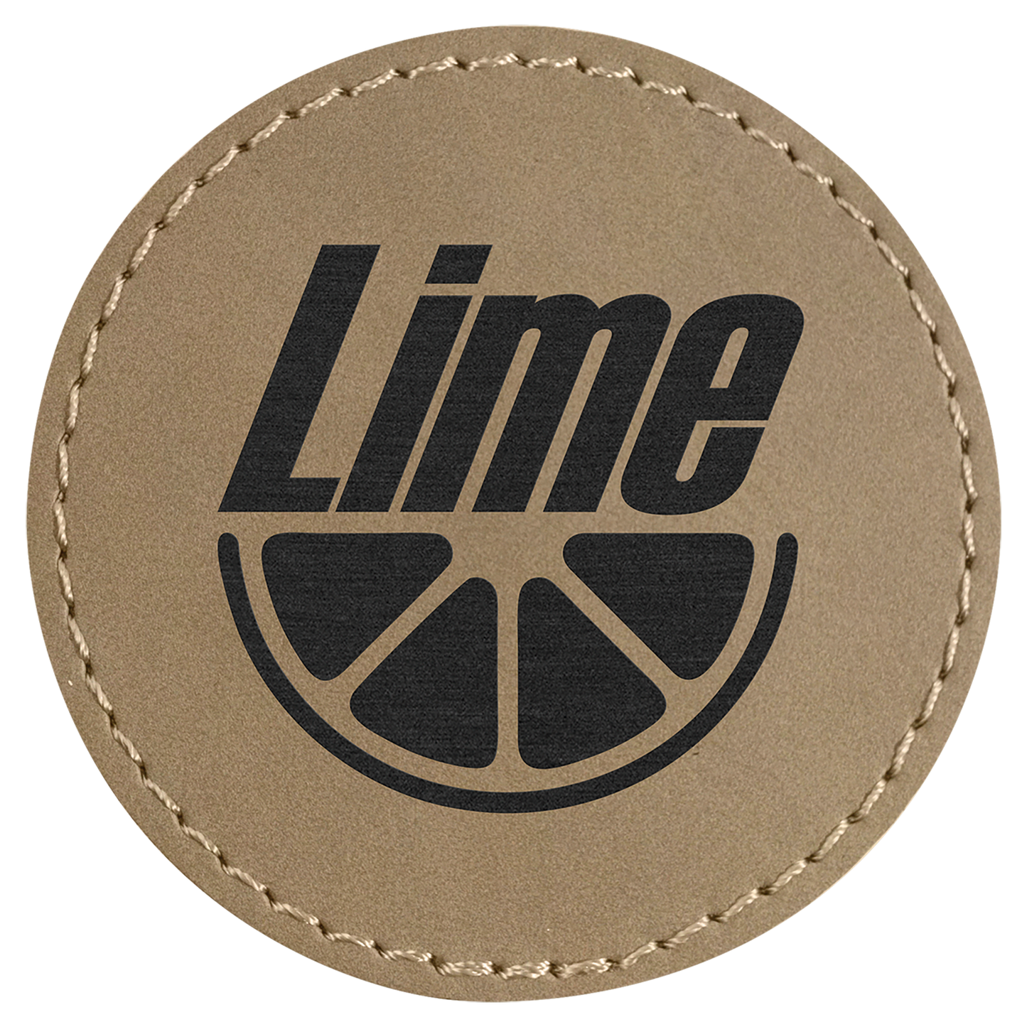 Round Leatherette Patch with Adhesive 2.5"