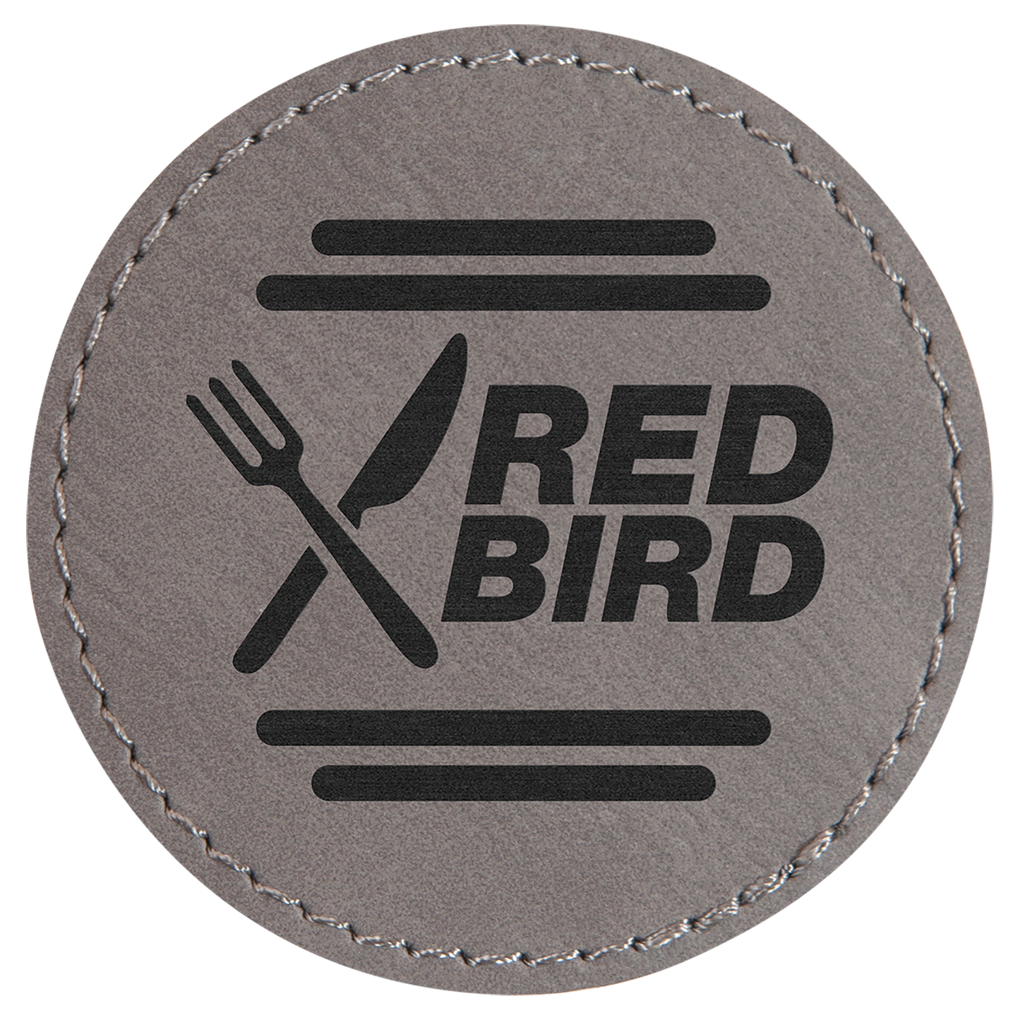 Round Leatherette Patch with Adhesive 2.5"