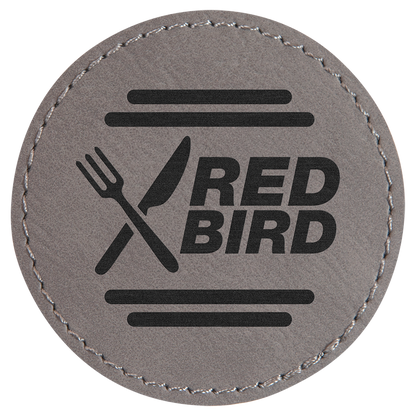 Round Leatherette Patch with Adhesive 2.5"