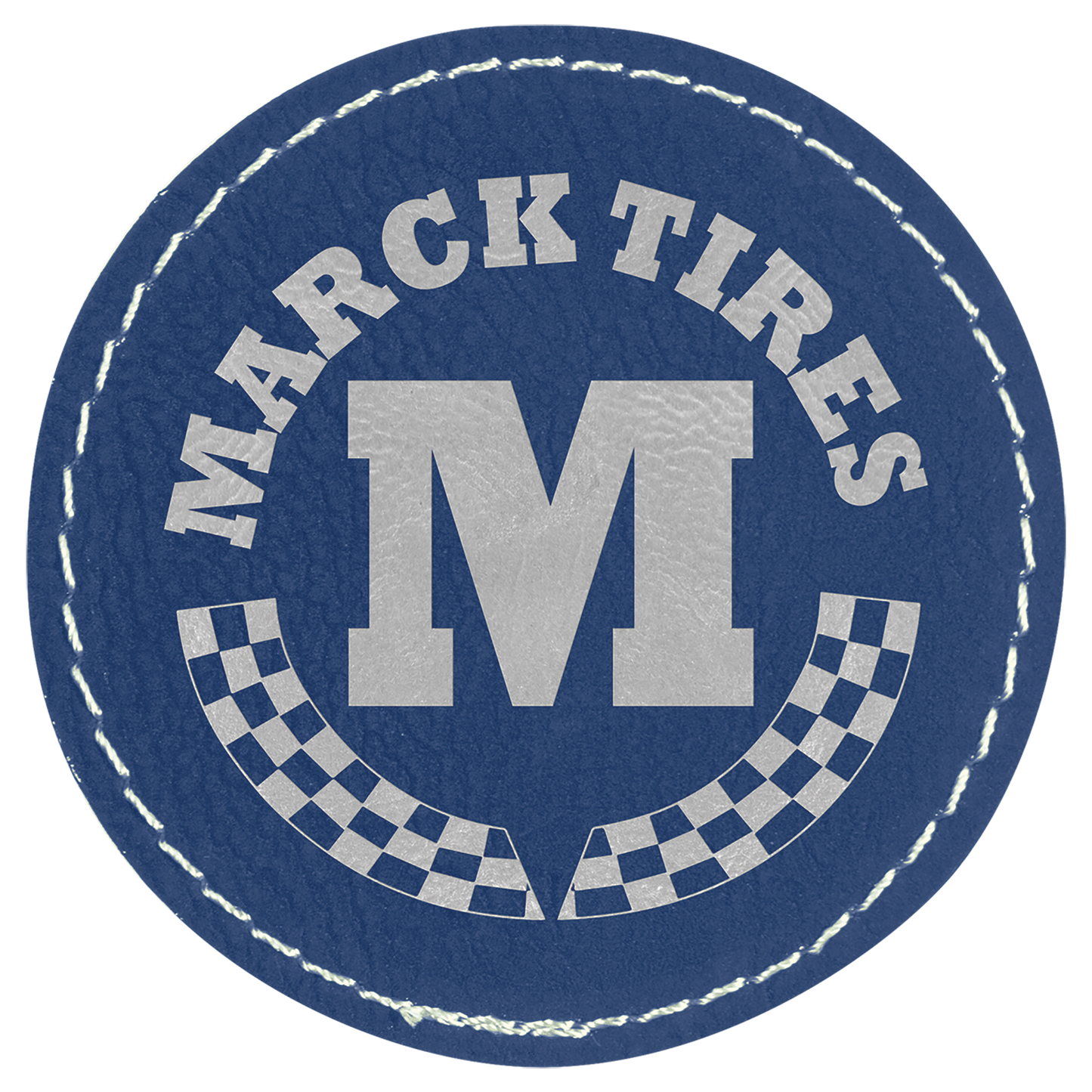 Round Leatherette Patch with Adhesive 2.5"