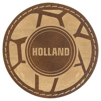 Round Leatherette Patch with Adhesive 2.5"