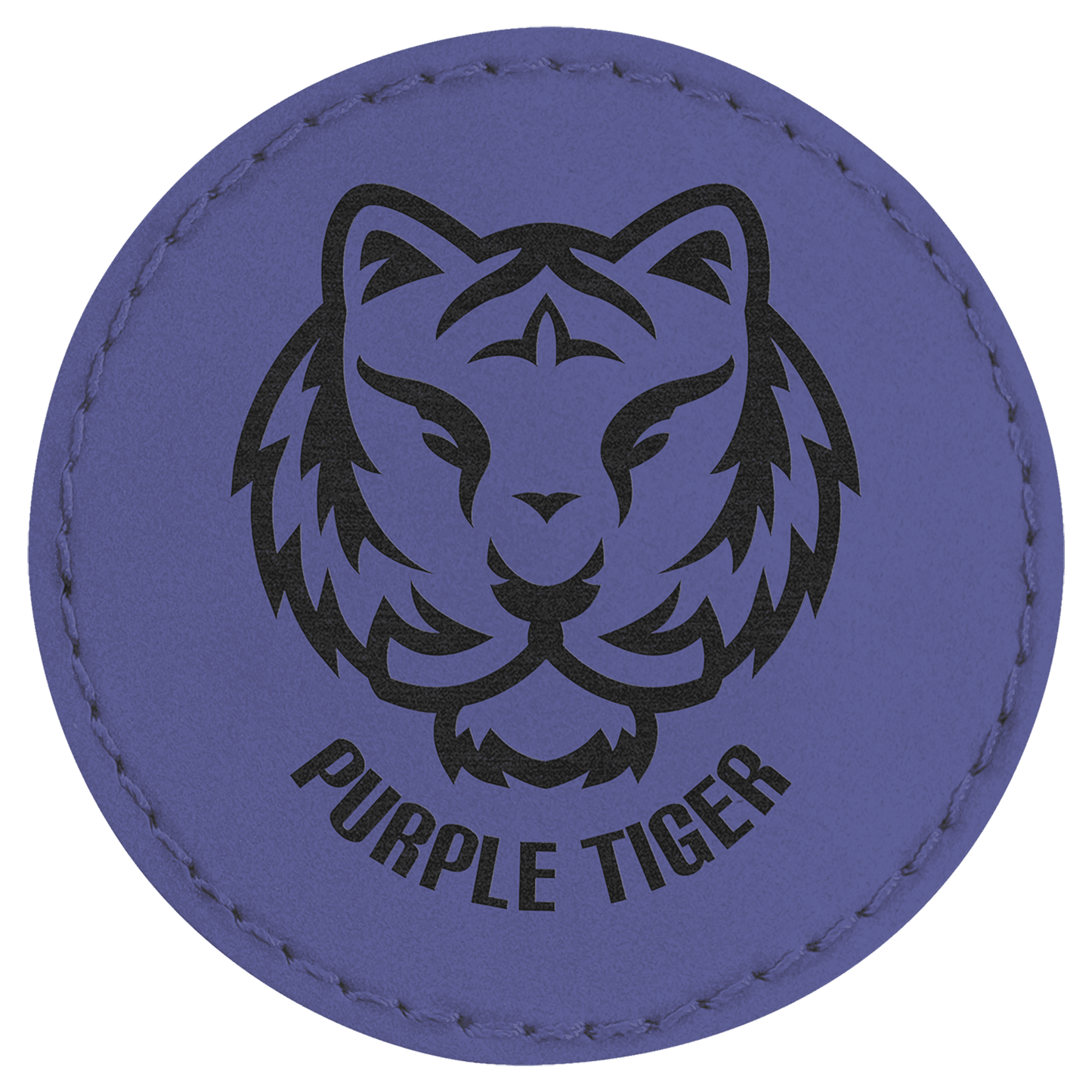 Round Leatherette Patch with Adhesive 2.5"