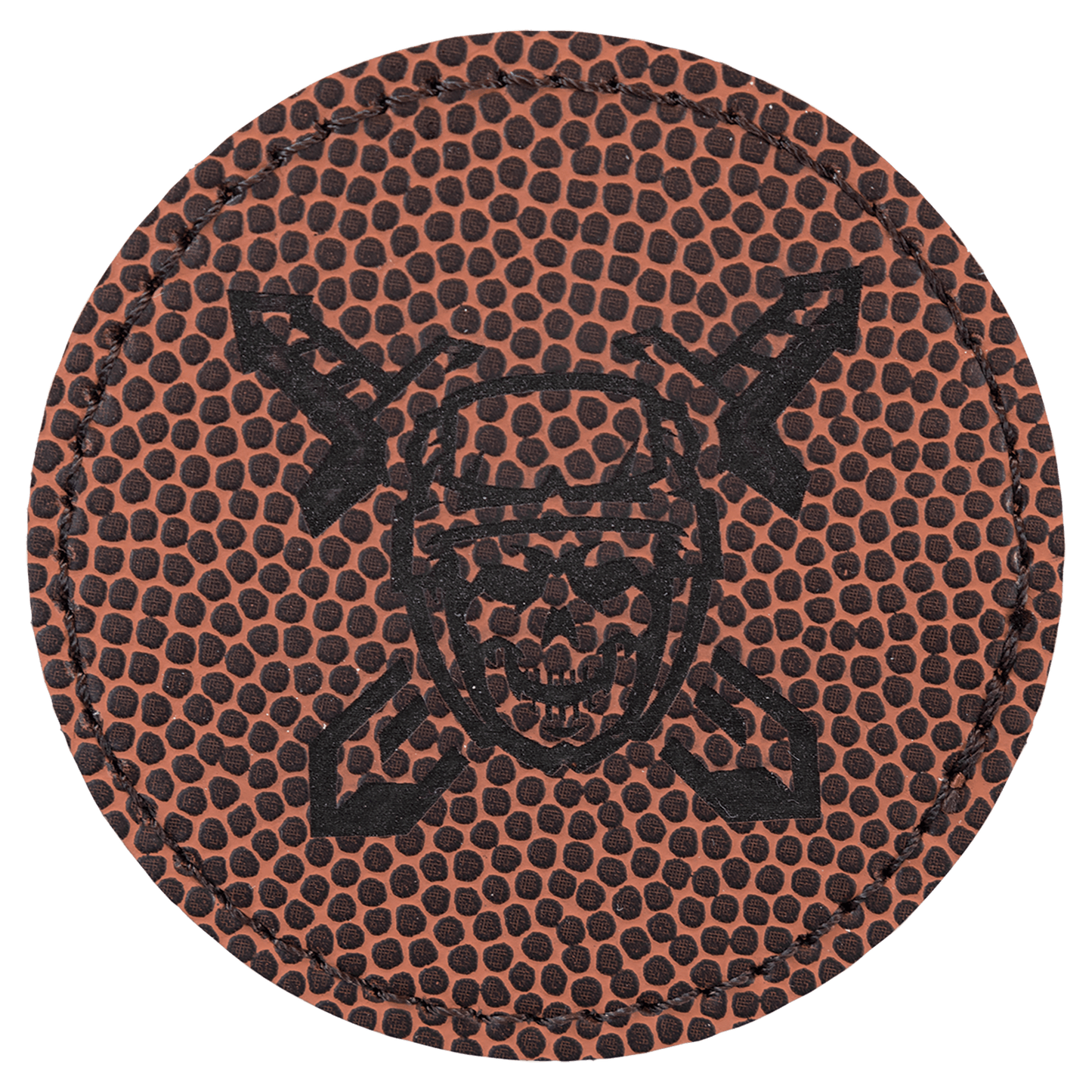 Round Leatherette Patch with Adhesive 2.5"